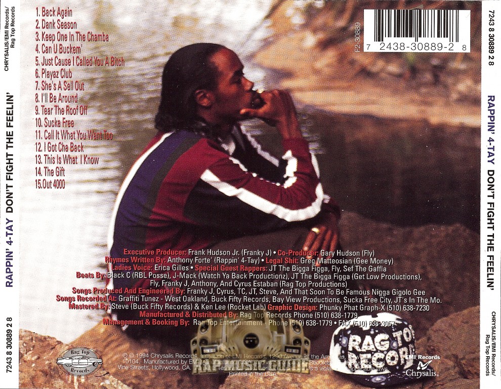 Rappin' 4-Tay - Don't Fight The Feelin': Re-Release. CD | Rap 